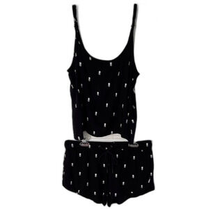 VANS Pineapple Skull Cropped Cami and Shorts Set Size XS, S